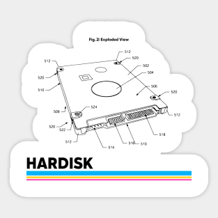 Design of Hardisk ! Sticker